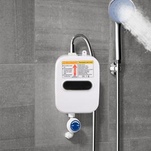 소형 인스턴트 전기 온수기 LCD 빠른 세트 온도 디스플레이 IPX4 난방 장치 가열 샤워