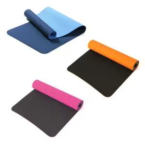 6mm 양면 요가매트 TPE 천연고무 미끄럼방지 휴대용 tlh2+8MJq