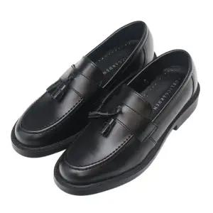 남자슬립온 세련된 수트핏 깔끔한 페니로퍼 남자 구두(블랙) 인조가죽