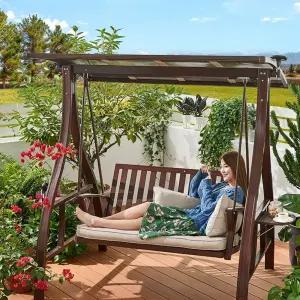 공원 야외용 의자 2 그네의자 스윙 놀이터 철제 그네