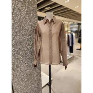 [지고트](의정부점)JS4E0BL501[시스루 오간자 셔츠 블라우스]