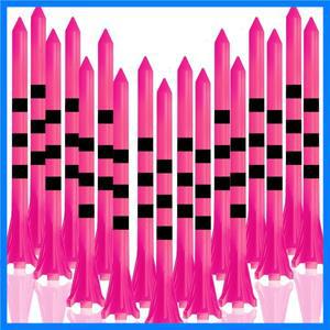 골프 티 플라스틱 깨지지 않는 5갈래 헤드 티 스트라이프 마커 포함 50개, 83mm70mm 길이 볼 홀더 저마찰