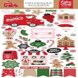 산타의 크리스마스 배달 6x13 칩보드 액센트