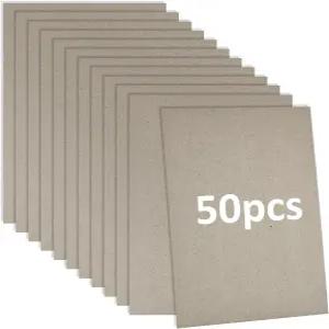 Axigundaone 50개 칩보드 시트 11 x 8.5 인치 책 제본용 북보드 헤비 듀티 커버용 40pt 바인더 DIY 공예