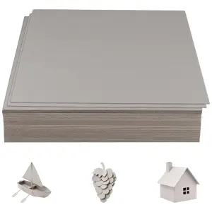 셰우산 칩보드 시트 12 x 인치 40 팩 두께 2.2mm 회색