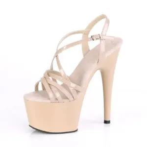 비키니선수용 미인대회 구두 살구색 무대 하이힐 선수용