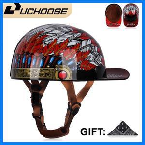 야구 모자 헬멧 오토바이 빈티지 레트로 헬멧 여름 오픈 페이스 스쿠터 크루저 초퍼 갱스터 DS 남성 여성