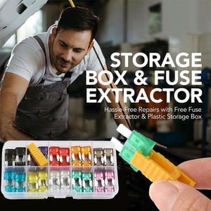자동차 퓨즈 블레이드 세트 아연 박스 미니 알루미늄 소형 차량용 중형 키트 모음