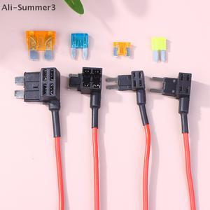 12개 4종류의 12V 추가 회로 어댑터 어댑터가 얇은 ATC 있는 퓨즈 홀더 ATS 자동차 탭형 미니 세트