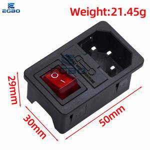 1PCS AC 01 임베디드 트리플렉스 3홀 스위치 라이트 전원 ADRUINO 벨트 퓨즈 소켓 EGBO용