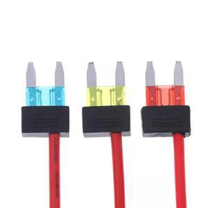 단일 자동 퓨즈 홀더 추가 APM 10A 15A 20A 어댑터 블레이드 보호 장비 12V 회로 미니