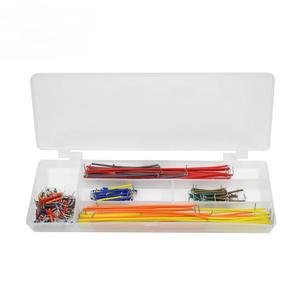 140 350 560 840PCS DIY PCB 키트 솔더리스 모양 타이핑 프로토 보드 브레드 케이블 회로 점퍼 와이어