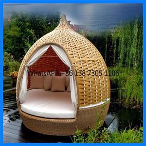 야외 발코니, 침대, 정원 라탄, 새 둥지 모양의 걸이형 바구니 호텔 B&B, 휴가용 소파, 안뜰 리클라이너