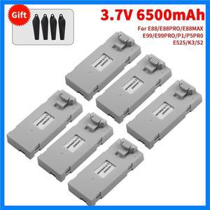 3.7V 6500mAh E88 배터리 액세서리 RC 드론 Ls-E525 K3 S2 P1 미니 Uav 특수 Rc 부품