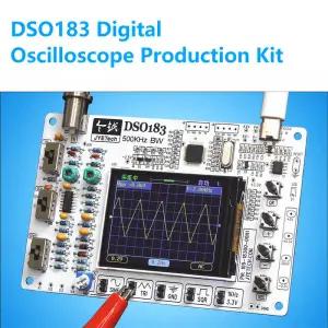 DC 5V DSO183 디지털 오실로스코프 모듈 DIY 키트 교육 실용 전자 생산 0-500KHz 유형 C
