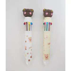 곰돌이 멀티펜 귀여운 선물 답례품 10색 4P