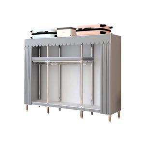 시스템행거 행거 튼튼한 철제옷장 휴대용 북유럽 창의 보관 자취방 원룸 서랍 밑바닥 이중