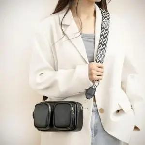 [패션] 가죽 여성용 일상용 크로스 숄더 미니 핸드 쇼퍼백 데일리백