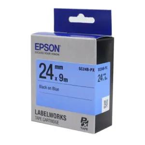 )라벨프린터리본(SC24B)청색 흑문자파란지 청색지 라벨지 프린터지 테이프