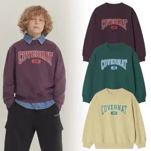 [커버낫 키즈](마산점)[커버낫키즈] 60%할인최저가도전 고학년데일리룩 브릿지로고맨투맨 ,브릿지와이드...