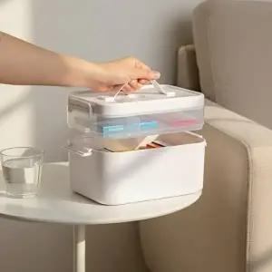 ( )휴대용 구급 상자 종류별 약 보관함 가족 상비약 응급 키트