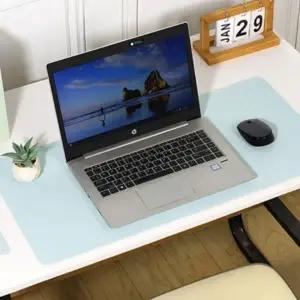 ( )고무판 사무용 책상 롤링휴대용가죽데스크매트(80x40cm)(스카이블루) 신학기