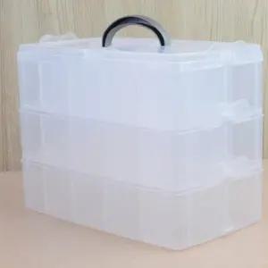 휴대용 3단 부품 상자 수납 정리 박스 멀티박스 대형