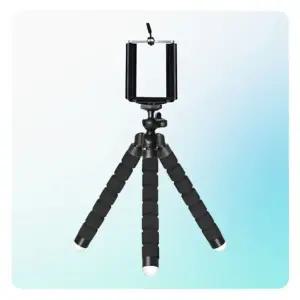 (색상 블랙)문어발 촬영용 거치대 삼각대 기둥 삼각 영상 휴대용