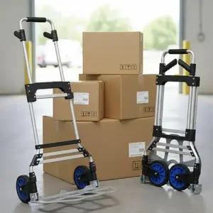 (색상1 고중량접이식핸드카트)고중량 접이식 캠핑 마트 쇼핑 장바구니 캐리어 핸드카트