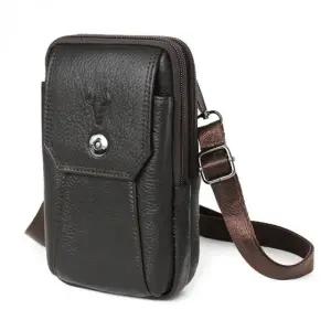 소가죽 미니 크로스백 핸드폰가방 가죽 3B