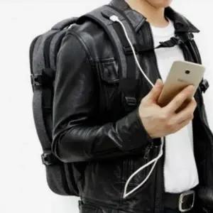 남성 포멀 백팩 스퀘어 책가방 데일리 가방