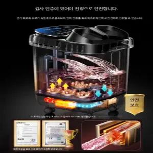 가정용 족욕기 발마사지 족탕기 온열 자동 온도조절 습식 건식 겸용 편백나무 스파 족욕기