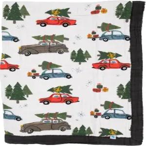 작은 유니콘 신생아 퀼트 받기 초부드러운 다층 머슬린 원단 신생아를 위한 선물 이동 중에도 (휴일 여행)