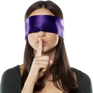 프레시메 새틴 마스크 - 요가 발렌타인 데이 선물용 통기성 수면 조절 가능한 부드러운 커버 눈가리개