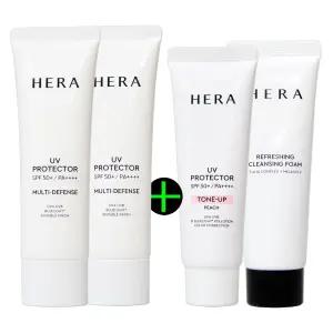 헤라 유브이 프로텍터 멀티디펜스 2종세트(톤업40ml+폼50g 증정)_무배