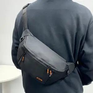 남성 슬링백 힙색 가벼운 여행용 크로스백