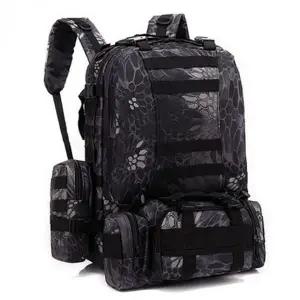 밀리터리 백팩 55L 전술 배낭 정글블랙