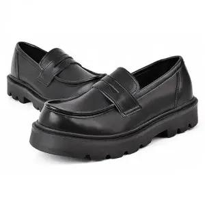 남자 키높이 로퍼 단화 페니 스타일 구두