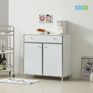 [사사가구]포비 E0 미드센츄리 800 양문형 서랍수납장