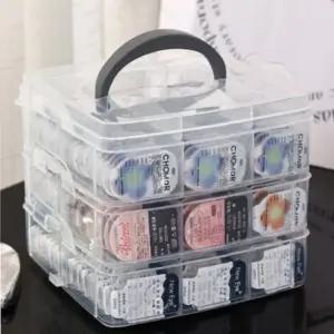 수납 다층 18킨 정리 손잡이 케이스 렌즈