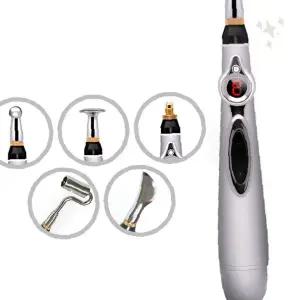 휴대용 저주파 자극 마사지 펜 타입 안마기 지압 도구 미니 사이즈 근육 이완