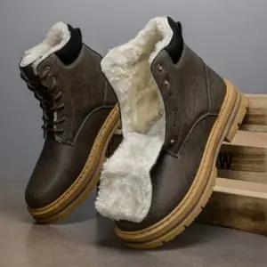 하이컷 남성 신발 워커 기모안감 겨울 방한