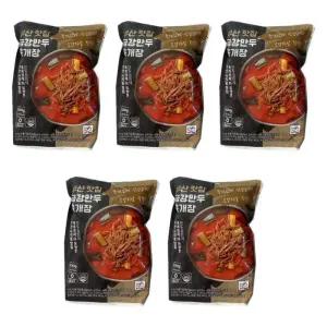 금강만두 육개장 630g x 5봉 밀키트 캠핑 음식 간편식
