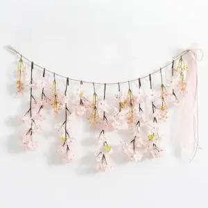 플라워트리 벚꽃 봄 조화 가랜드 프라임 100x55cm DIY) 2컬러