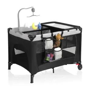 테이블 교체 및 휴대용 가방 신생아부터 유아를 위한 4-in-1 유아용 침대 플레이펜 ASTM 인증 접이식