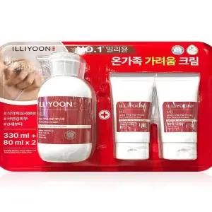 일리윤 가 려움토탈케어크림 330ml + 80ml x 2개(SH)