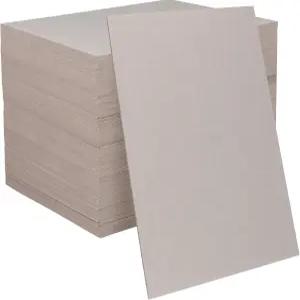 MUKLEI 100 PCS 8.5 x 11 칩보드 시트 22 포인트 크래프트 보드 플랫 골판지 배송 우편 포장 프로젝트용