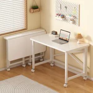 이동식 바퀴달린 자취방 옆 책상 보조테이블 간이 틈새가구 접이식테이블