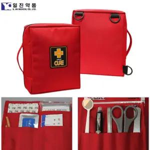 응급 구급파우치 구급용가방 약품파우치 세트 응급처치 유치원 사무실용 학교 상비약통 휴대용