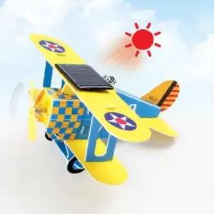 DIY 조립 튼튼놀이 태양광 비행기날아라 씽씽이
